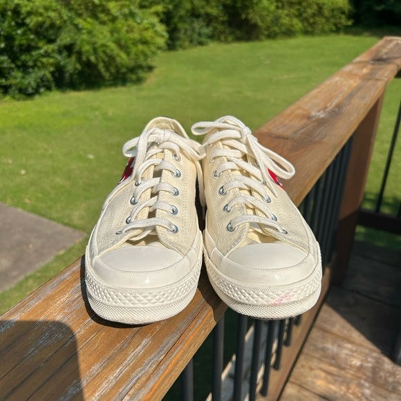 CdG PLAY x Converse Women's Chuck Taylor All Star Peek-A-Boo Low-Top Sneakers - Picture 2 of 6